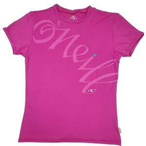 O'Neill Swimwear Size S Small Skins UPF 50+ Rash Guard Pink Beach Shirt Top